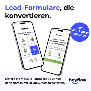 Screenshot einer GDN Anzeige von Heyflow, die ihr Produkt zeigt
