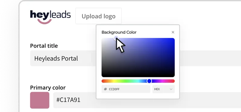 Heyflow-Screenshot – Branding